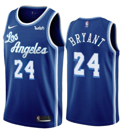 Men's Los Angeles Lakers Customized Blue Classic Edition Swingman Stitched Jersey